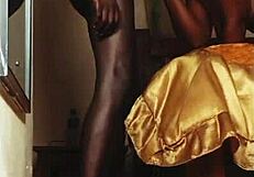 oh god my big ass milf heart races twerking while sucking stepson's throbbing bbc