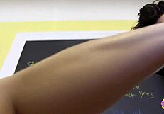 two busty tattooed blondes and brunettes dive into each others soaking pussies with tongues and strapons for multiple orgasms