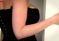 Kagney Linn Karter's Nipples Pierced in Rough Pussy Lick Facial