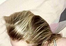 stepson rams big dick into sleeping milf's mouth morning