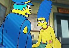 married housewife sneaks off for slutty fun in this hentai animation