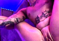 Tattooed Nerd Latina Slut Licks and Fucks POV Missionary Style