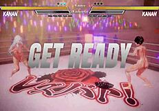 two lesbians clash in intense pussy battle round three