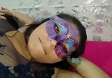 elderly man succumbs to urges, strips and pounds busty stepmom's wet hairy pussy in missionary, spooning her swollen lips till dripping.