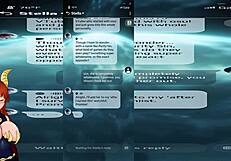 Her massive tits make my heart race in this starry whisper game