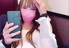 japanese ladyboy crossdresses then masturbates after prank phone call