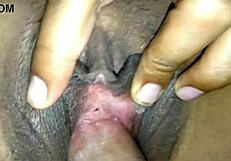 I fill her tight shaved pussy with hot creampie first time