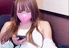 japanese ladyboy crossdresses then masturbates after prank phone call