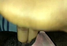 Ebony Amateur Fingers Big Ass Pussy Solo