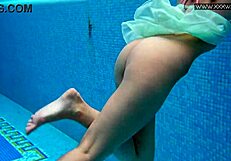 i swam with lizi vogue's tight pussy underwater at the pool