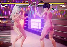 two lesbians clash in intense pussy battle round three