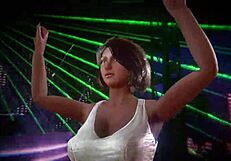 she dances sexy shaking her ass to funk