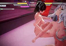 two lesbians clash in intense pussy battle round three