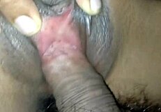 I fill her tight shaved pussy with hot creampie first time