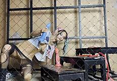 harley quinn monika fox rams baseball bat deep in her fuck holes hard