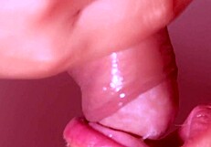 Listen to my hot indian wife swallow cum from huge cock in closeup pov