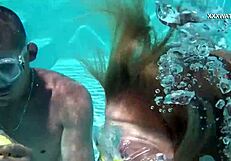 Petite Hungarian Teens Cruz and Friend Underwater Pool Blowjobs Cum Everywhere