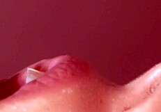 Listen to my hot indian wife swallow cum from huge cock in closeup pov