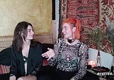 hey lesbo pair, wanna see bdsm handcuffs hair pulling and strapon doggystyle?