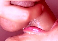 Listen to my hot indian wife swallow cum from huge cock in closeup pov