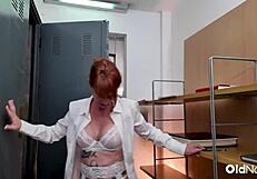 Emma Rubish begs plumber Cris to fuck her tattooed milf pussy