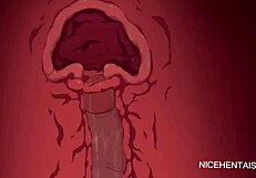 Anime characters get into some assfucking action