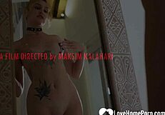 Blonde Hottie Begs for More Intense Spanking on Shaved Pussy