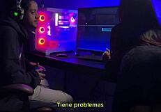 mi esposa compitiendo contra spider-man con handjob salvaje... uff