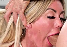 Bored housewife Carla Boom sneaks hubby's colleague for quick doggystyle cum fuck