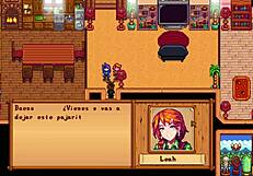 Leah and Abigail Fuck in Group Threesome Stardew Valley Roleplay Part 2