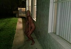 who needs clothes ripping off in public night when my shaved milf pussy shines?