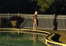 who needs clothes ripping off in public night when my shaved milf pussy shines?