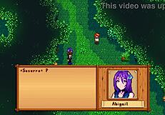 Leah and Abigail Fuck in Group Threesome Stardew Valley Roleplay Part 2