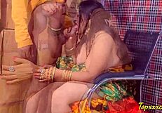 hot indian milf gets pounded hard in warehouse by friend