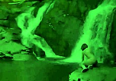 Stripping Naked Groping Myself Outdoors in Public Park