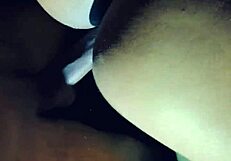 Thick Mixed Latina Ass Jiggles from Big Black Cock Backshots in Doggystyle Pounding