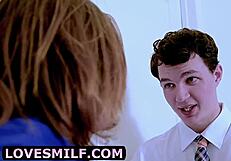 wifey caught doggystyle with trainer want that double penetration creampie stuffing