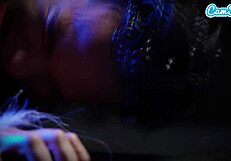 Tiny tanned milf fucks bfs huge werewolf bbc to save him halloween! 😱🎃