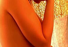 he bends his pretty new blonde girlfriend over for rough doggystyle pussy pounding