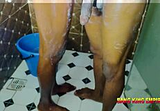 hot slim milf fucks stepsister in new bedroom!