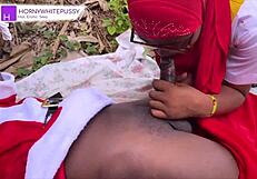 hey santa brought big cock gifts to this ebony bent over cowgirl creampie babe