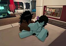 Roblox fish mommies ffm devour big dick then scissor futa pov
