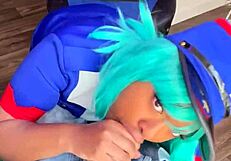 POV Boldly Talk Officer Jenny Out Of Ticket Into Squirting Fuck