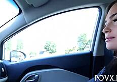 Hot teen babe craves hard cock for pov blowjob and sex