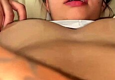 banging juicy shaved brazilian pussy till orgasm