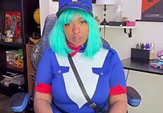 POV Boldly Talk Officer Jenny Out Of Ticket Into Squirting Fuck