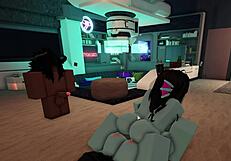 Roblox fish mommies ffm devour big dick then scissor futa pov