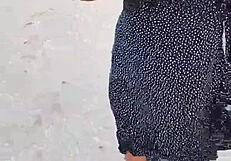 Flashing Tits and Ass on Mexican Beach Teases for More Outdoor Whore Action