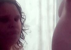 thick cock hunk wanna pound this ssbbw milf wife's huge tits and belly with cum covered blowjob? homemade fat fetish fuck