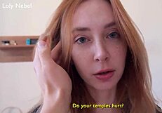 Skinny Stepdaughter Begs Stepdad to Fuck Her Tight Pussy Over College Fears Anyway